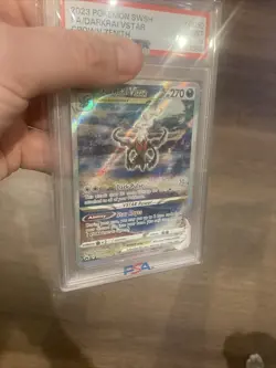 Darkrai VSTAR GG50/GG70 Crown Zenith: Galarian Gallery Holo Card PSA 9 Mint - Image 1
