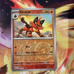 🚀 033/162 Torracat : (Reverse Holo) Card : Temporal Forces : Pokemon TCG MINT - Image 1