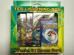 Pokemon TCG Lightning Set Booster 4 Packs 1 Bonus Card Coin - 307386 97712544540 - Image 3