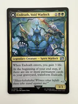 Exdeath Void Warlock / Neo Dimension’s End MTG Magic Gathering Card NM Mint FIN - Image 1