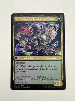 Exdeath Void Warlock / Neo Dimension’s End MTG Magic Gathering Card NM Mint FIN - Image 2