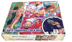 One Piece Card Game Learn Together Deck Set LT01 English Sealed Release 10/3 - Image 1