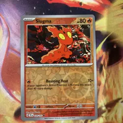 🚀 028/162 Slugma : (Reverse Holo) Card : Temporal Forces : Pokemon TCG MINT - Image 1