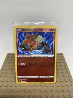 Pokemon TCG Radiant Heatran Astral Radiance Holo Card 027/189 - Image 1