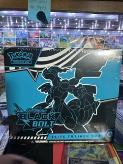 Pokemon Trading Card Game: Scarlet & Violet- Black Bolt Elite Trainer Box SEALED - Image 1