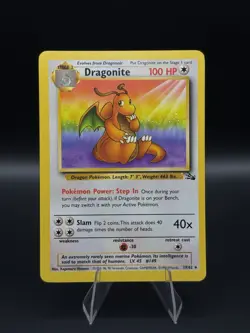 Dragonite 19/62 Fossil - NON HOLO - NM - Pokemon Card - Image 1