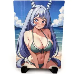 My Hero Academia Nejire Hado Sexy Bikini Anime Waifu Girl Goddess Story Art Card - Image 1