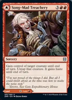 Song-Mad Treachery / Song-Mad Ruins - Near Mint MTG Zendikar Rising - Image 1