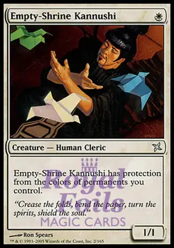 Empty-Shrine Kannushi 1x FOIL MTG Betrayers Kamigawa Uncommon MINT white - Image 1