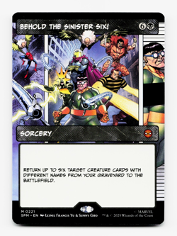 Behold the Sinister Six! (Borderless) - [Marvel's Spider-Man] MTG Magic NM/M 💀 - Image 1