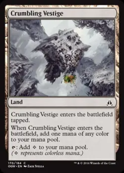 Crumbling Vestige - Light Play MTG Oath of the Gatewatch - Image 1