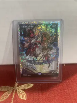 Think Twice - Fracture Foil - Showcase - MTG Foundations - NM - Image 1