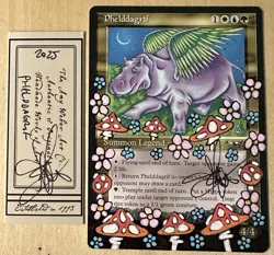 MTG Phelddagrif Alter Altered Sketch Art Amy WEBER Magic - Image 1