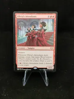 Olivia's Attendants #172 (NM) Crimson Vow VOW Magic MTG - Image 1
