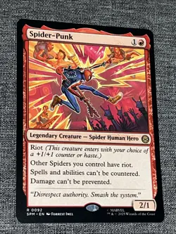Spider-Punk #0092 MTG Spider-Man Magic The Gathering NM/M Non Foil - Image 1