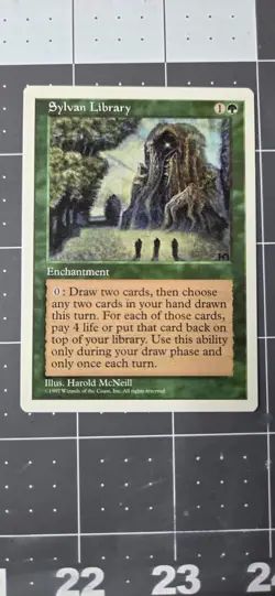 Sylvan Library MTG Core Set 5th Edition Regular - Image 1