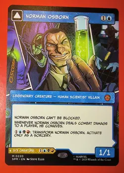 MTG: SPIDER-MAN: NORMAN OSBORN / / GREEN GOBLIN, 0220, REGULAR, MYTHIC, NM, SPM - Image 1