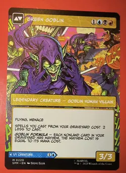 MTG: SPIDER-MAN: NORMAN OSBORN / / GREEN GOBLIN, 0220, REGULAR, MYTHIC, NM, SPM - Image 3