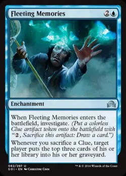 Fleeting Memories -Foil Light Play MTG Shadows Over Innistrad - Image 1