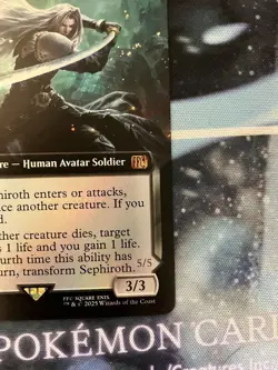 Magic the Gathering MTG Final Fantasy Soldier Of Mastery Sephiroth English Foil - Image 5