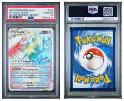 Pokemon Lugia VSTAR Silver Tempest Secret Rare Full Art #202 PSA 10 Gem Mint - Image 1