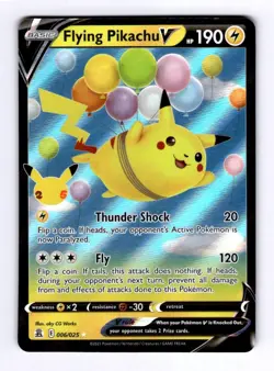 Flying Pikachu V Celebrations #006 (2021) Ultra Rare Holo NM Pokemon - Image 1