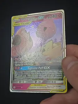 Togepi & Cleffa & Igglybuff GX 143/236 Sm-Cosmic Eclipse Holo Pokemon TCG NM - Image 2