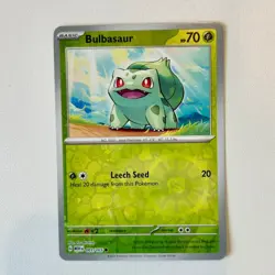 Pokemon 151 Reverse Holo Cosmo Set 4 Cards Pikachu Squirtle Charmander Bulbasaur - Image 2