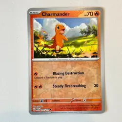 Pokemon 151 Reverse Holo Cosmo Set 4 Cards Pikachu Squirtle Charmander Bulbasaur - Image 3