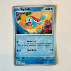Pokemon 151 Reverse Holo Cosmo Set 4 Cards Pikachu Squirtle Charmander Bulbasaur - Image 4
