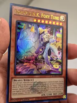 Noh-P.U.N.K. Foxy Tune - Emblazoned Ultra Rare 1st Ed. BLMM-EN074 - NM - YuGiOh - Image 3