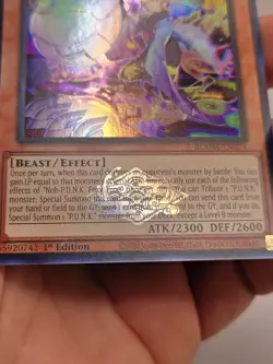 Noh-P.U.N.K. Foxy Tune - Emblazoned Ultra Rare 1st Ed. BLMM-EN074 - NM - YuGiOh - Image 4