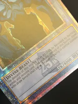 Yugioh Obelisk The Tormentor LC01-EN001 Quarter Century Rare Limited Edition NM - Image 2