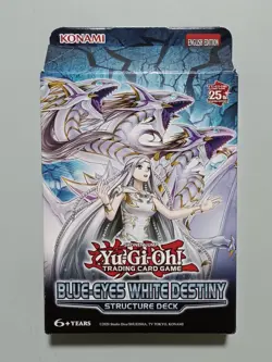 YUGIOH 1ST ED BLUE-EYES WHITE DESTINY STRUCTURE DECK [FACTORY SEALED/OPEN BOX] - Image 1