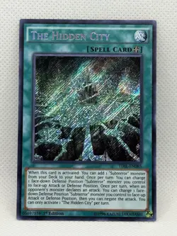 Yugioh! The Hidden City - TDIL-EN065 - Secret Rare - 1st Edition - NM - Image 1