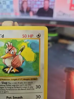 Pokemon TCG Farfetch'd Base Set, Shadowless Uncommon Card 27/102 LP Condition - Image 4