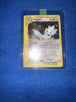 Pokemon TCG Togetic Neo Genesis Holo Card H27/H32 Rare LP Vintage - Image 1