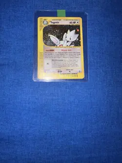 Pokemon TCG Togetic Neo Genesis Holo Card H27/H32 Rare LP Vintage - Image 3