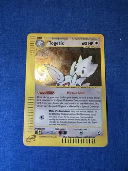 Pokemon TCG Togetic Neo Genesis Holo Card H27/H32 Rare LP Vintage - Image 5