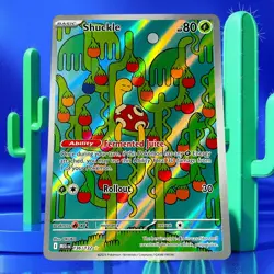 Pokemon TCG Shuckle 136/132 Illustration Rare ME01 Mega Evolution Card NM - Image 1