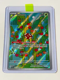 Pokemon TCG Shuckle 136/132 Illustration Rare ME01 Mega Evolution Card NM - Image 2
