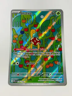 Pokemon TCG Shuckle 136/132 Illustration Rare ME01 Mega Evolution Card NM - Image 3