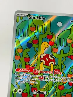 Pokemon TCG Shuckle 136/132 Illustration Rare ME01 Mega Evolution Card NM - Image 4