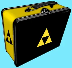 LEGION ICONIC TRIFORCE TIN Storage Lunchbox Game Case MTG Card Box Dice Holder - Image 1