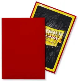 60 DRAGON SHIELD CRIMSON CLASSIC JAPANESE Card Sleeve Deck Protector Small 10621 - Image 2