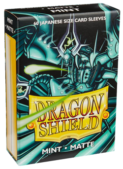 60 Dragon Shield Mint Matte Japanese Card Sleeves Deck Protector Small tcg - Image 1