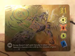 Ra Alternate Art Foil Character Card - #516F - OverPower World Legends - Image 1