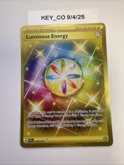 Pokemon TCG Luminous Energy Twilight Masquerade Holo Card 226/167 Sv06 - Image 1