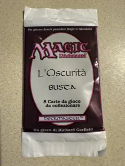 MTG The Dark Booster Pack Sealed In Italian - Image 1