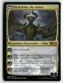 Magic The Gathering core 19- Nicol Bolas, the Ravager - Mythic #218/280 - Image 2